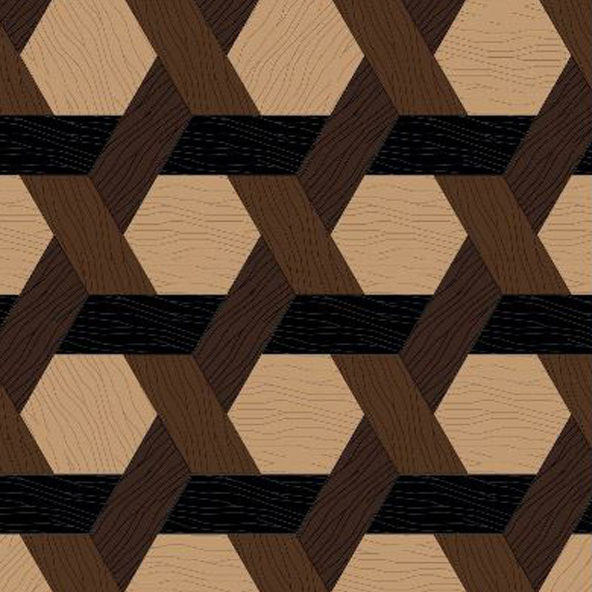 Bisazza Wood Collection Studio Job 'Cannage Classique' Flooring -0