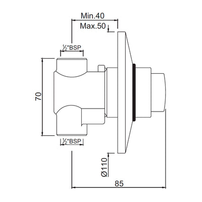 Jaquar Non Concussive In Wall Urinal Valve