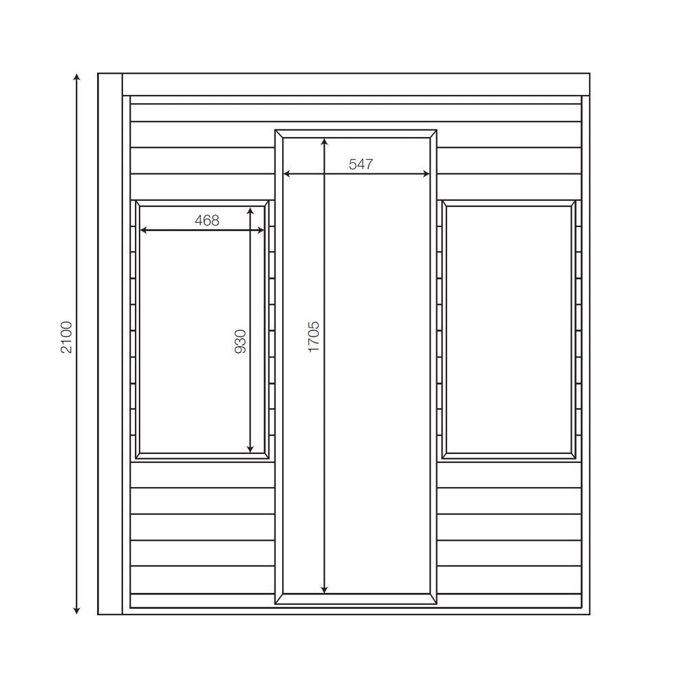 Jaquar Artize Serene Sauna 2-3 Seater