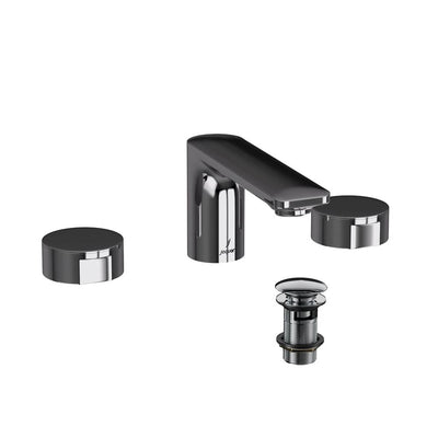 Jaquar Laguna 3 Hole Basin Mixer With Casted Spout & Click Clack Waste