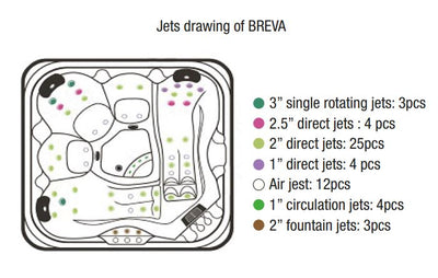 Jaquar Breva Spa 5 Seater Hot Tub