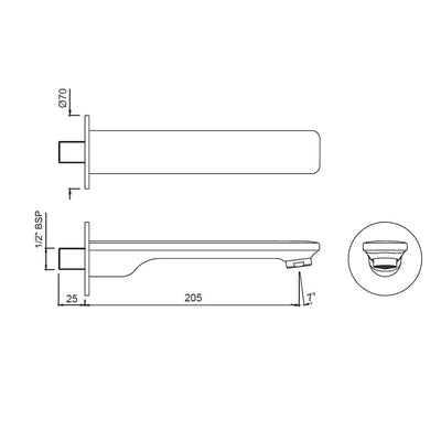 Jaquar Laguna Bath Spout