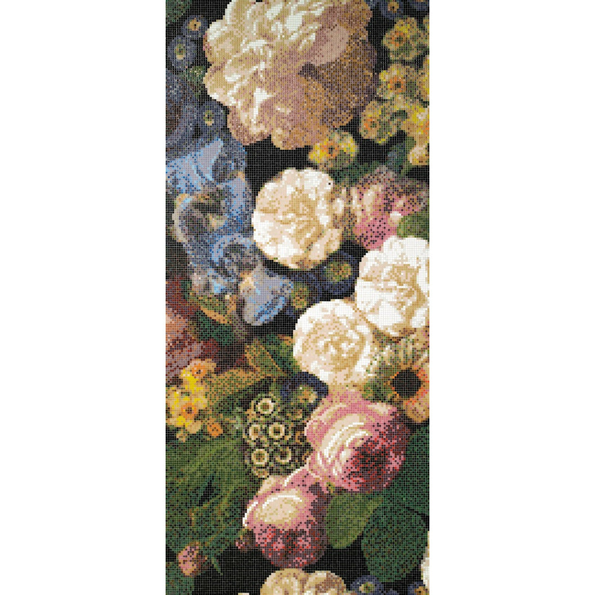Bisazza Decorations 'Bouquet' Italian Glass Mosaic Tiles-7053