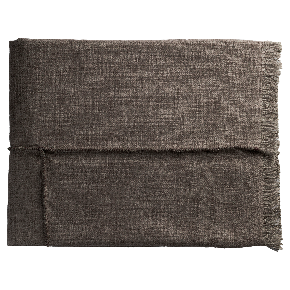 WARRIOR CLOTH PANELLED THROW WITH FRINGE & CORD DETAIL - LAIR