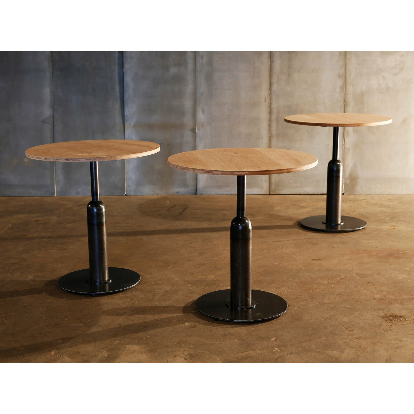 Heerenhuis Apollo Metal & Oak Laminated Coffee Table-8344