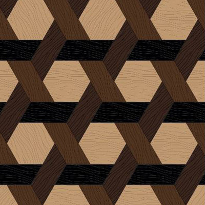 Bisazza Wood Collection Studio Job 'Cannage Classique' Flooring -0