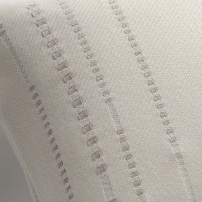 Cashmere wool twill cushion with vertical detail