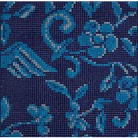 Bisazza Decorations 'China Birds' Italian Glass Mosaic Tiles-5787