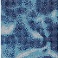 Bisazza Decorations 'Clear Water' Italian Glass Mosaic Tiles-5789