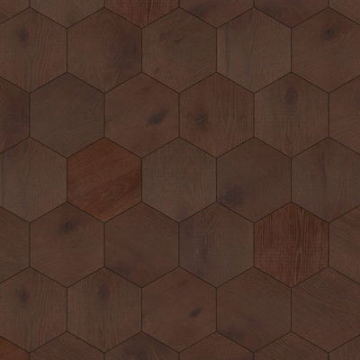 Bisazza Wood Collection, Colours 'Cuoio (E)' Hexagon -0