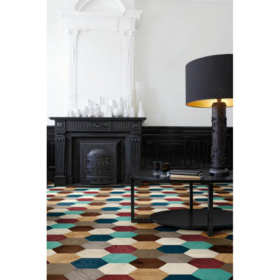 Bisazza Wood Collection, Colours 'Moka (E)' Hexagonal-9854