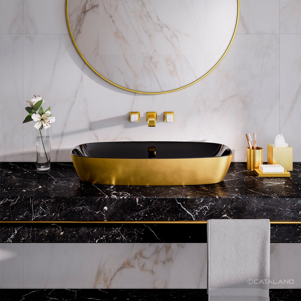 Catalano Green Lux Basin Gold & Silver Collection