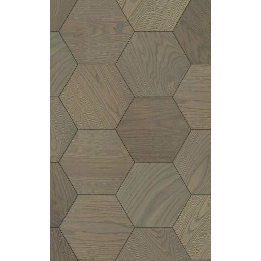Bisazza Wood Collection, Colours 'Marron Glacè (E)' Hexagonal-9836