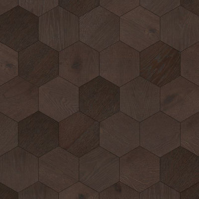 Bisazza Wood Collection, Colours 'Moka (E)' Hexagonal-0