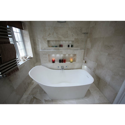 Clearwater, Natural Stone Nebbia Bath-10933