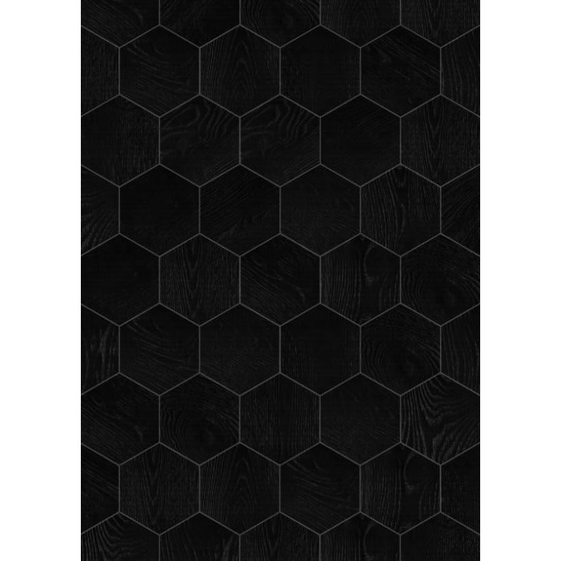 Bisazza Wood Collection, Colours 'Notte (E)' Hexagonal-9878