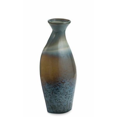 Translucent Grey Oval Vase-3440