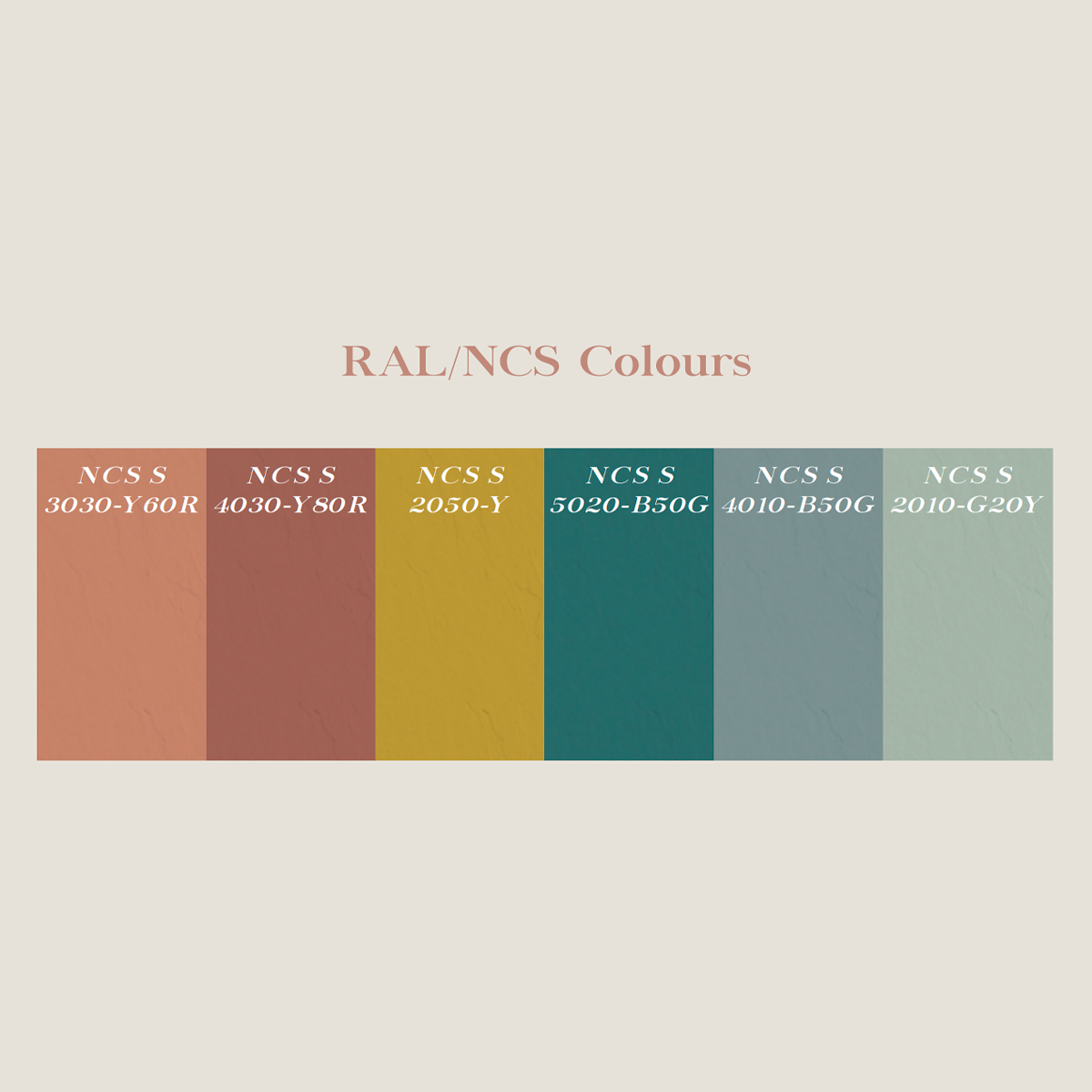 Acquabella RAL Colours