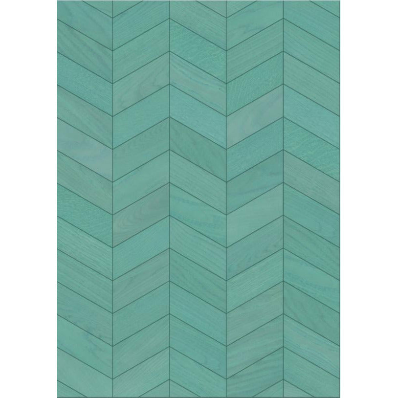 Bisazza Wood Collection, Colours 'Mint (S30-A)' Right Hand Block-10014